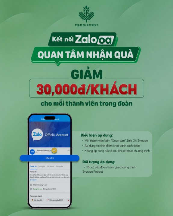 Kết nối Zalo – Quan tâm nhận quà